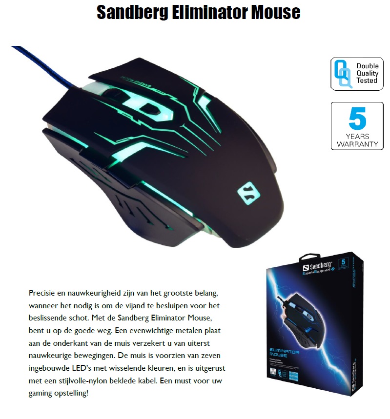 Eliminator Mouse Een must voor uw gaming opstelling!