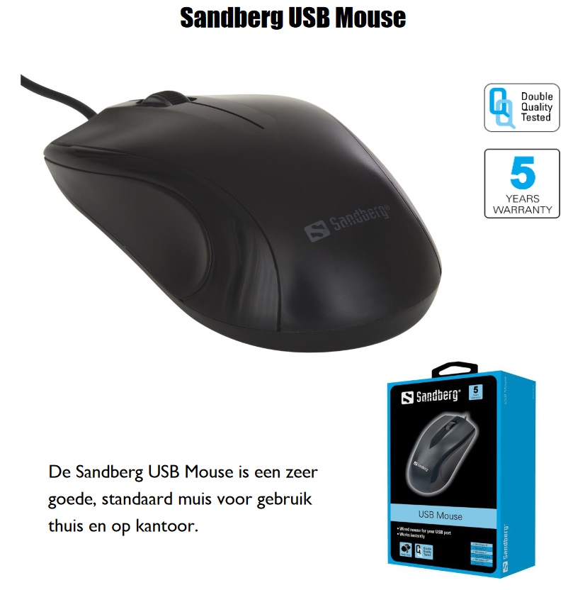 USB Wired Office Mouse standaard muis thuis en kantoor - nr. 1