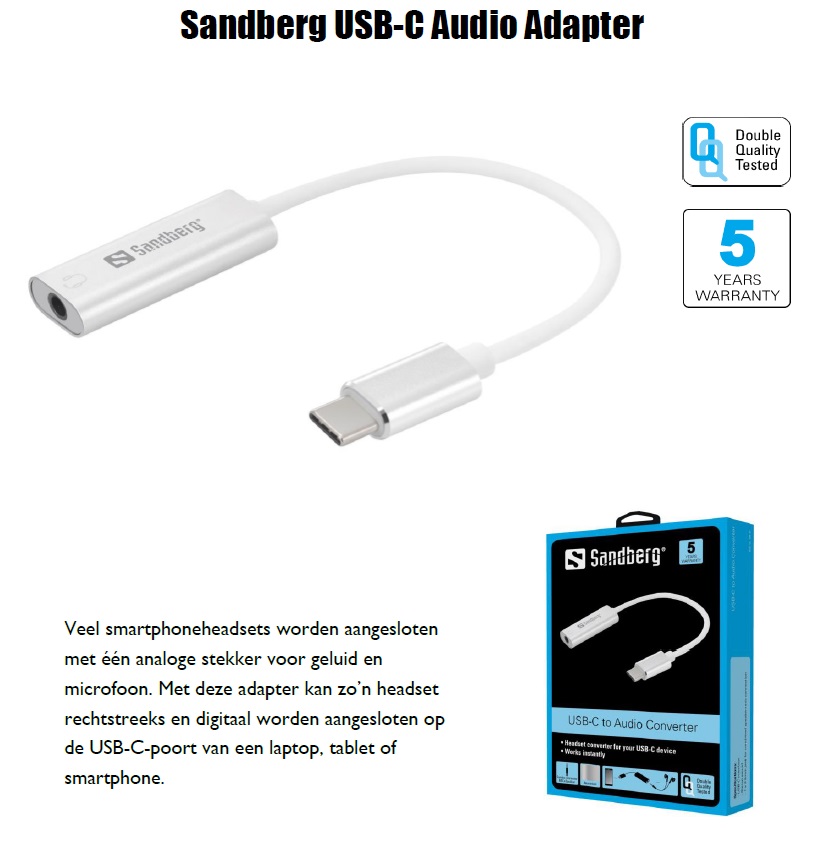 USB-C Audio Adapter - nr. 1
