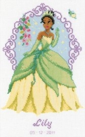 Borduurpakket geboortetegel"PRINSES"NIEUW! - nr. 1