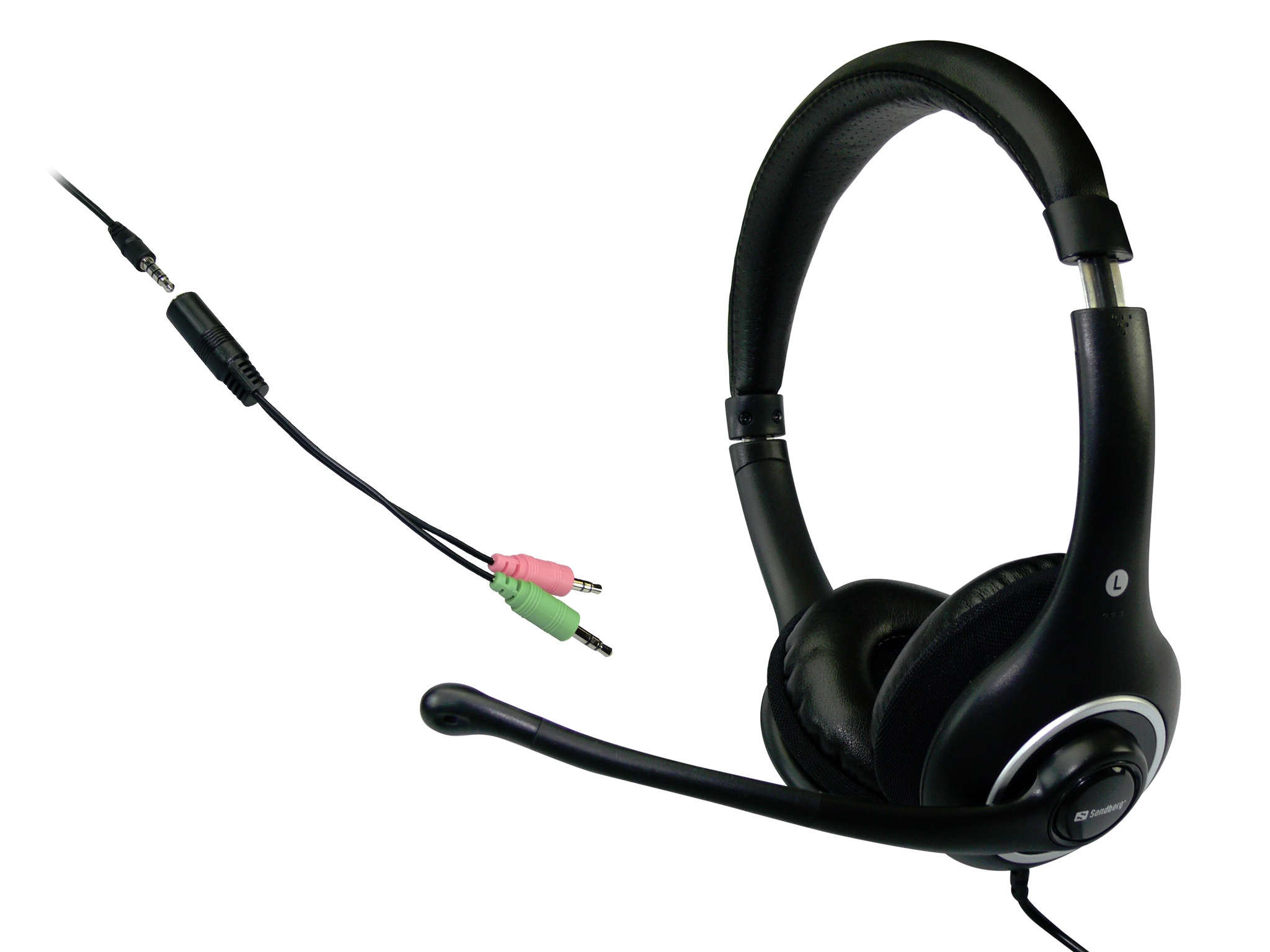 Plug'n Talk Headset Black - Afbeelding 2