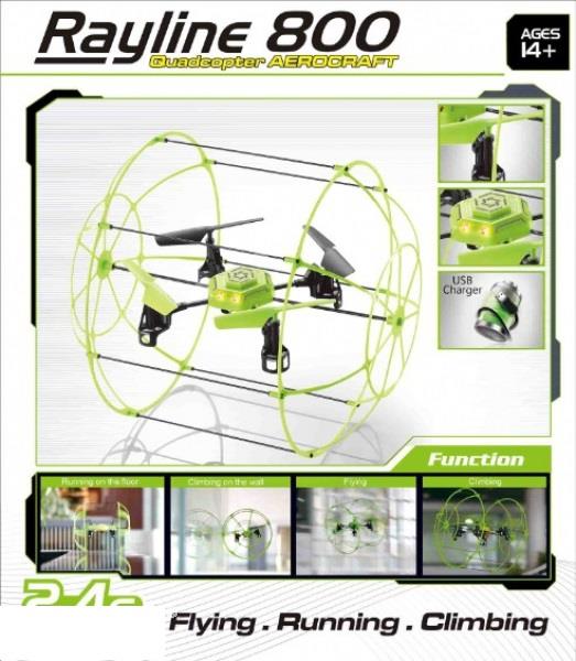 Quadcopter R800 Aerocraft 2.4 GHz 4-kanaals radio grafisch - Afbeelding 3