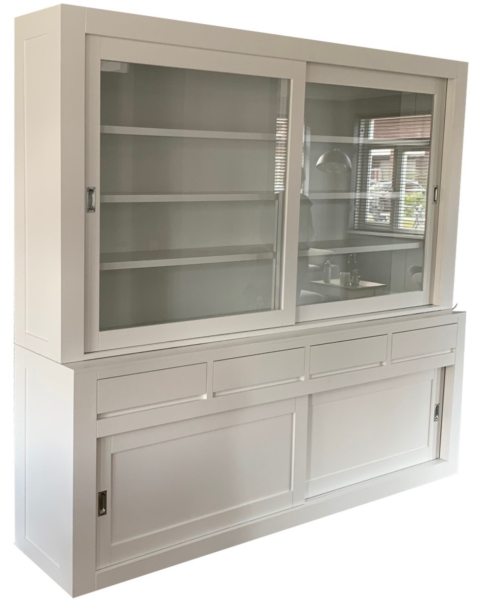 Buffetkast design soft close wit - wit 240 x 50/40 x 220 - nr. 1