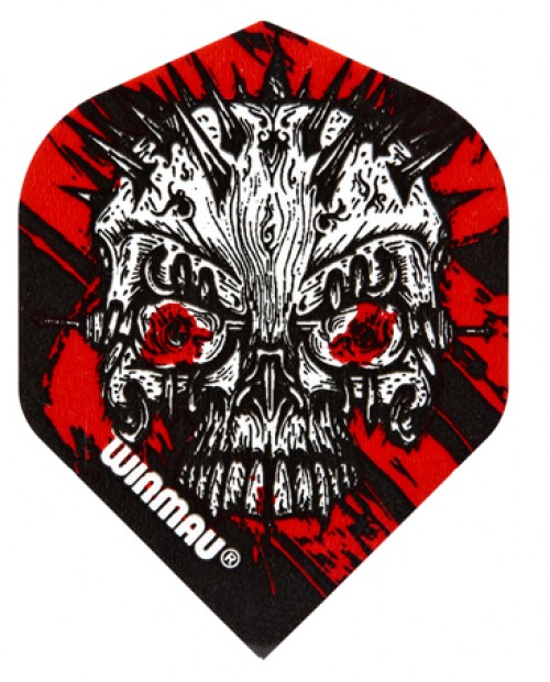 Dart flight Winmau Mega 6900 111 standaard Exploding Skull - nr. 1