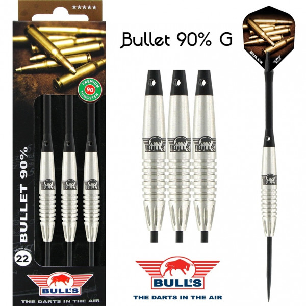 Dartpijlen BULL'S Bullet B 90% tungsten 22-24 en 24 gram - nr. 1
