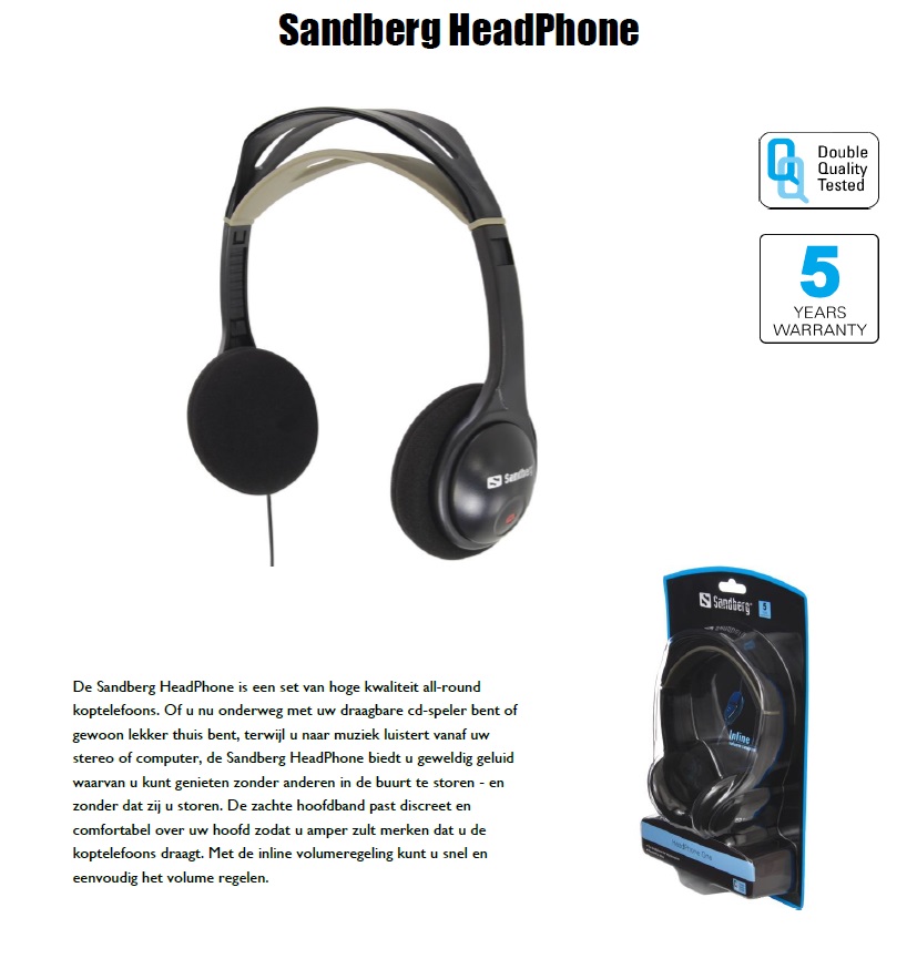 HeadPhone One Met inline volumeregeling - nr. 1