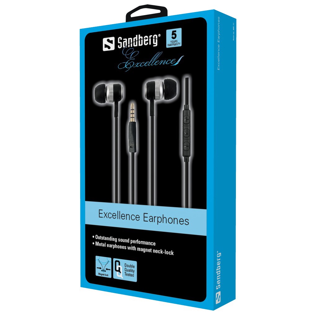 Excellence Earphones headset microfoon en opneemknop - Afbeelding 4