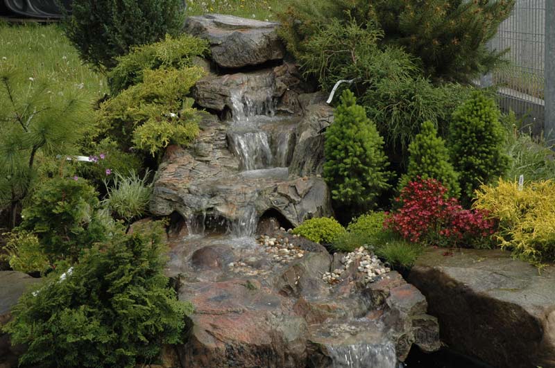 4 delige Polyester waterval. - Afbeelding 3