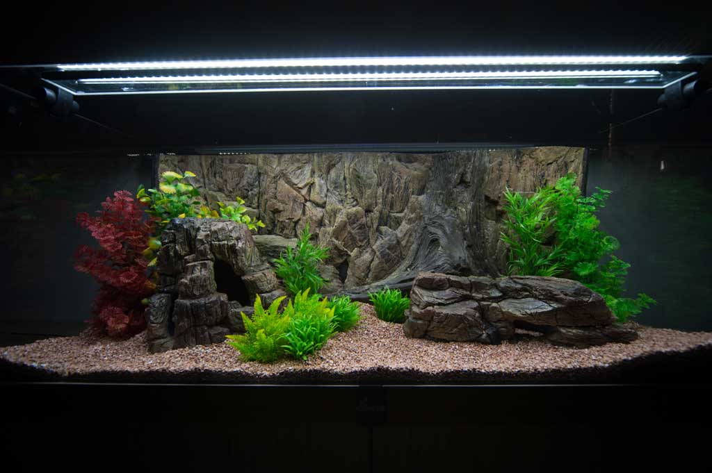 Polyester Aquarium achterwand "Standard" 100×60cm - Afbeelding 4
