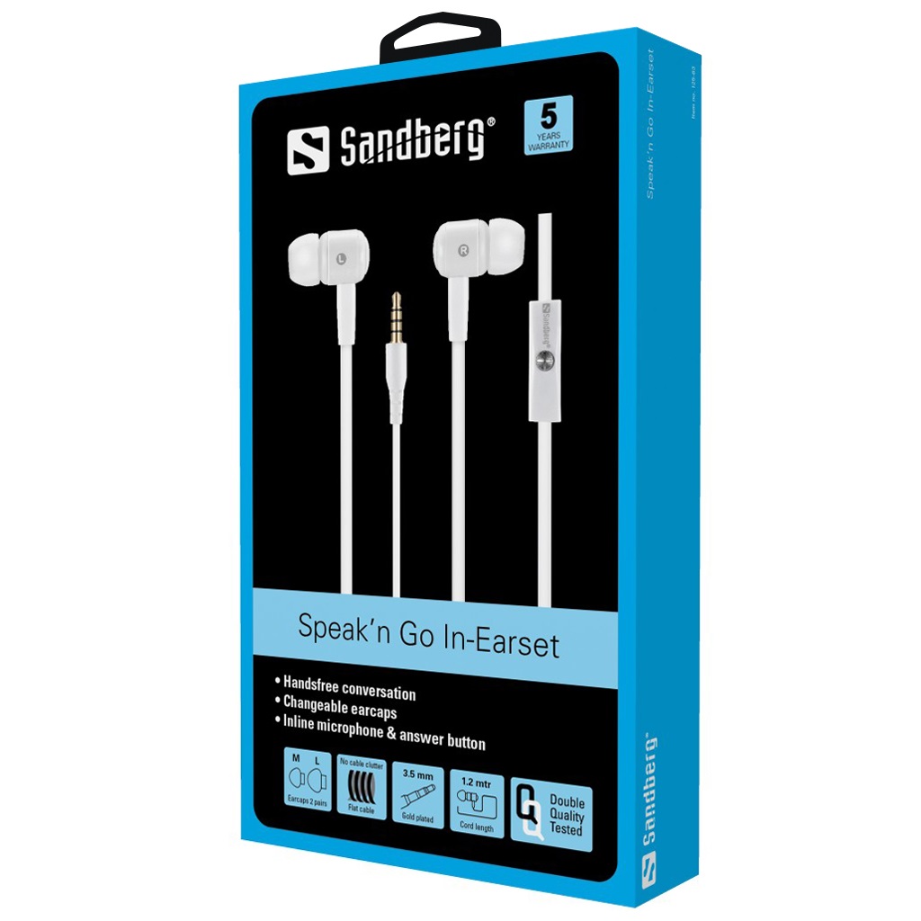 Speak’n Go In-Earset White oortelefoon - Afbeelding 4