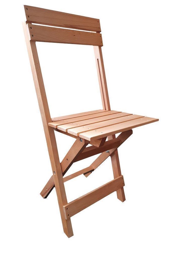 10% KORTING Houten klapstoel Bistro klaptafels Vintage beuken - Afbeelding 5