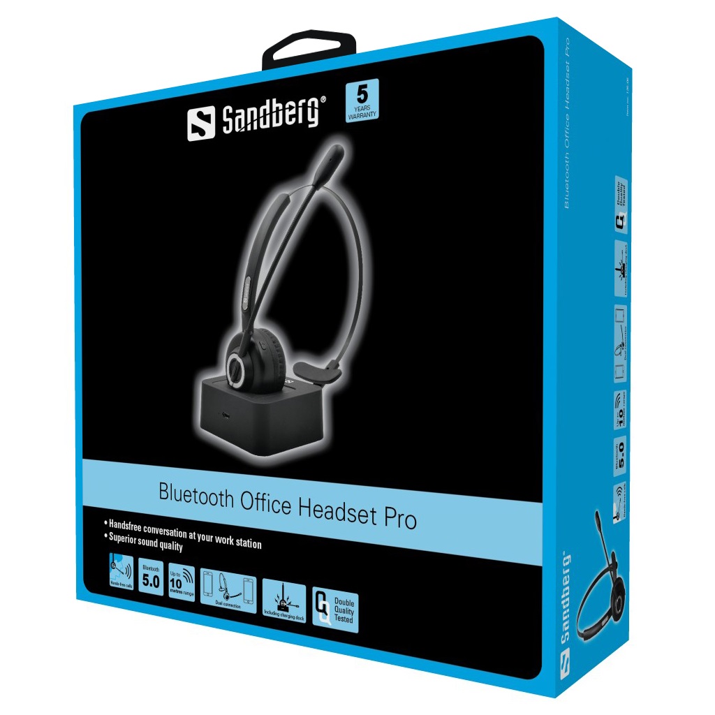 Bluetooth Office Headset Pro draadloos verbinding met een smartphone of ander Bluetooth-apparaat - Afbeelding 4