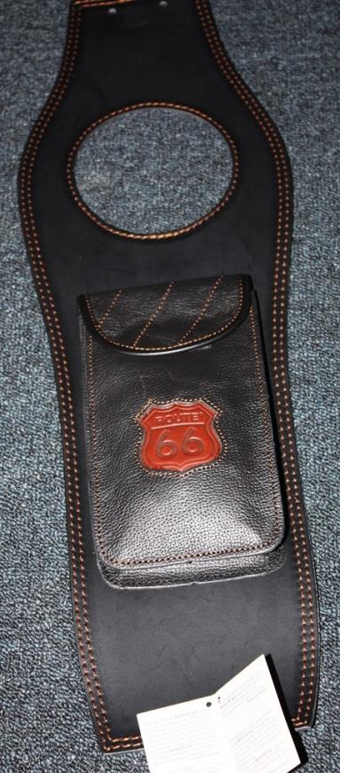 Leren tankcover Suzuki VZ 800 Marauder met tasje (tan3-1010) - nr. 1