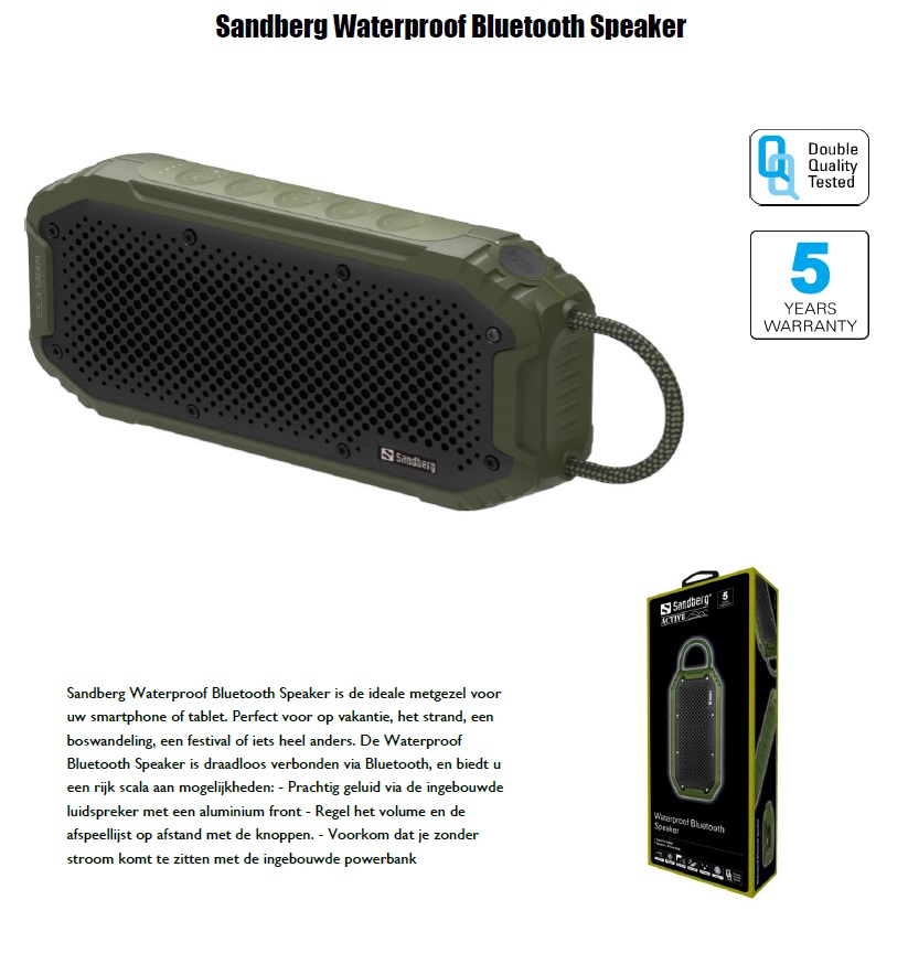 Waterproof Bluetooth Speaker