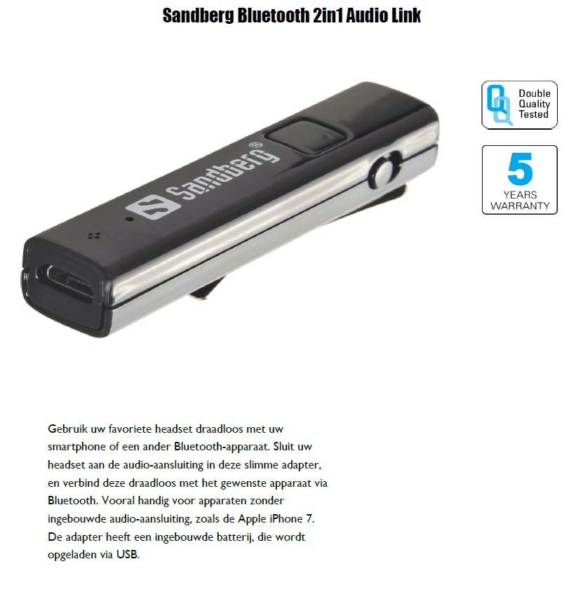 Bluetooth 2in1 Audio Link