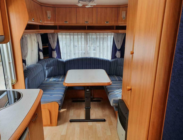Hobby de luxe Easy5.40 UL Bj'06 In.Nw.Staat ENKELE BEDDEN - Afbeelding 7