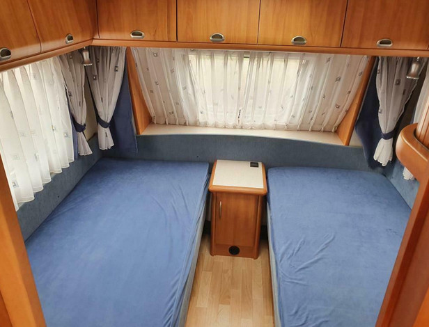 Hobby de luxe Easy5.40 UL Bj'06 In.Nw.Staat ENKELE BEDDEN - Afbeelding 8