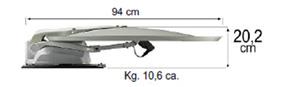 Teleco Telesat 85cm, vol automatische schotel antenne - Afbeelding 3