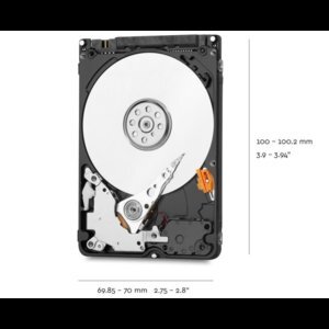 2,0TB WD Blue Mobile SATA3/128MB/5400rpm/7mm - Afbeelding 2