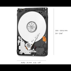 1,0TB WD Blue Mobile SATA3/128MB/5400rpm/7mm - Afbeelding 2