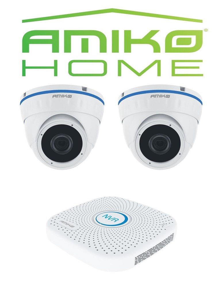 AMIKO HOME IPCAM camera beveiligingsset Dome 2 - nr. 1