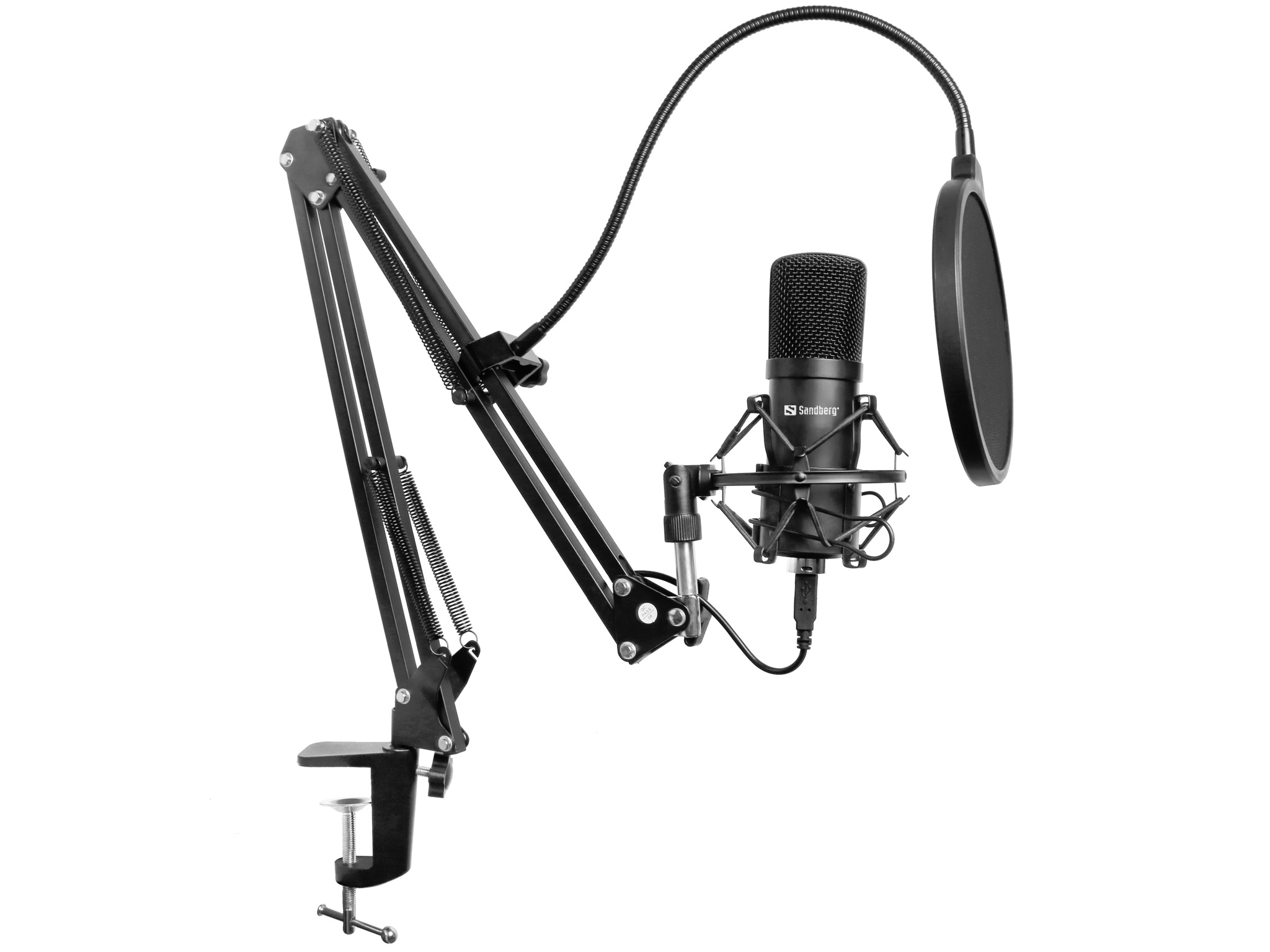 Streamer USB Microphone Kit streamen of produceren van video’s met optimale geluidskwaliteit - Afbeelding 2