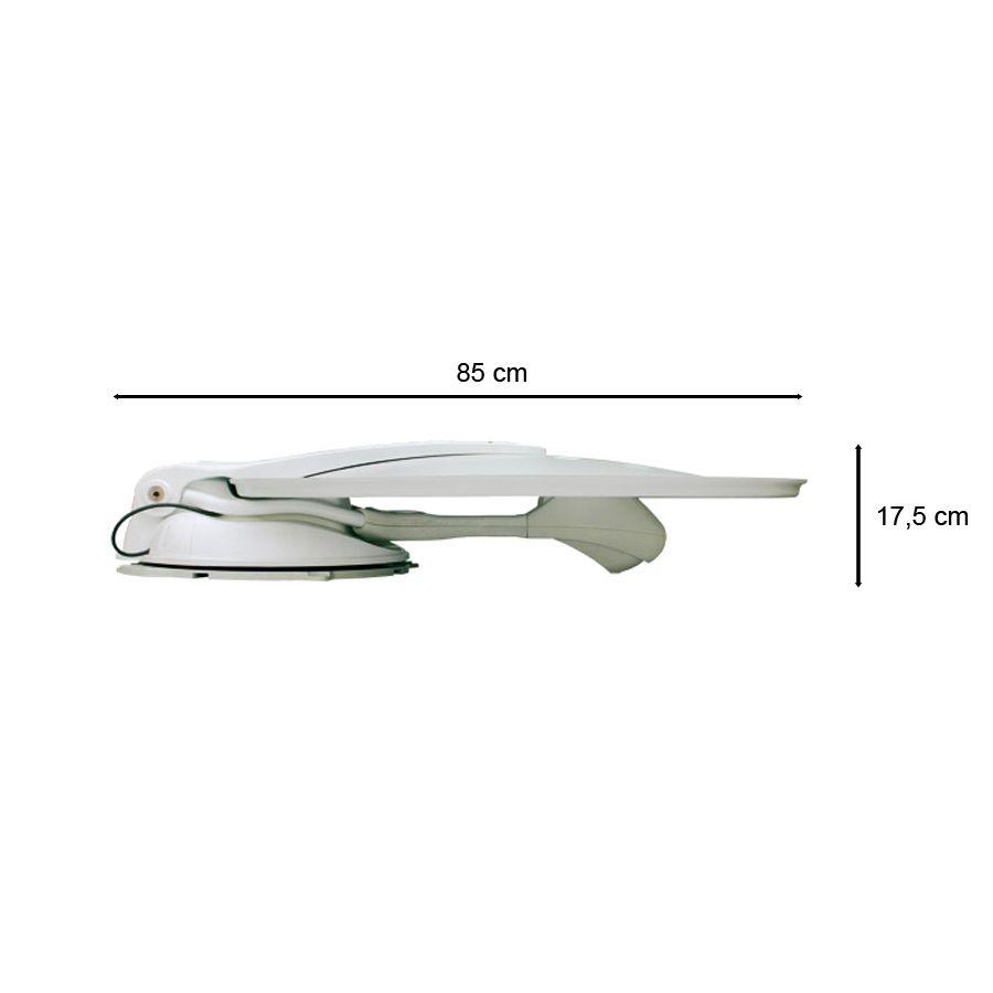 Teleco Flatsat Skew Easy SMART GPS 65cm TWIN BX op=op - Afbeelding 3