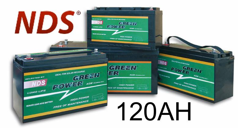 NDS GP 120 Service Accu AGM 12V 120Ah - nr. 1