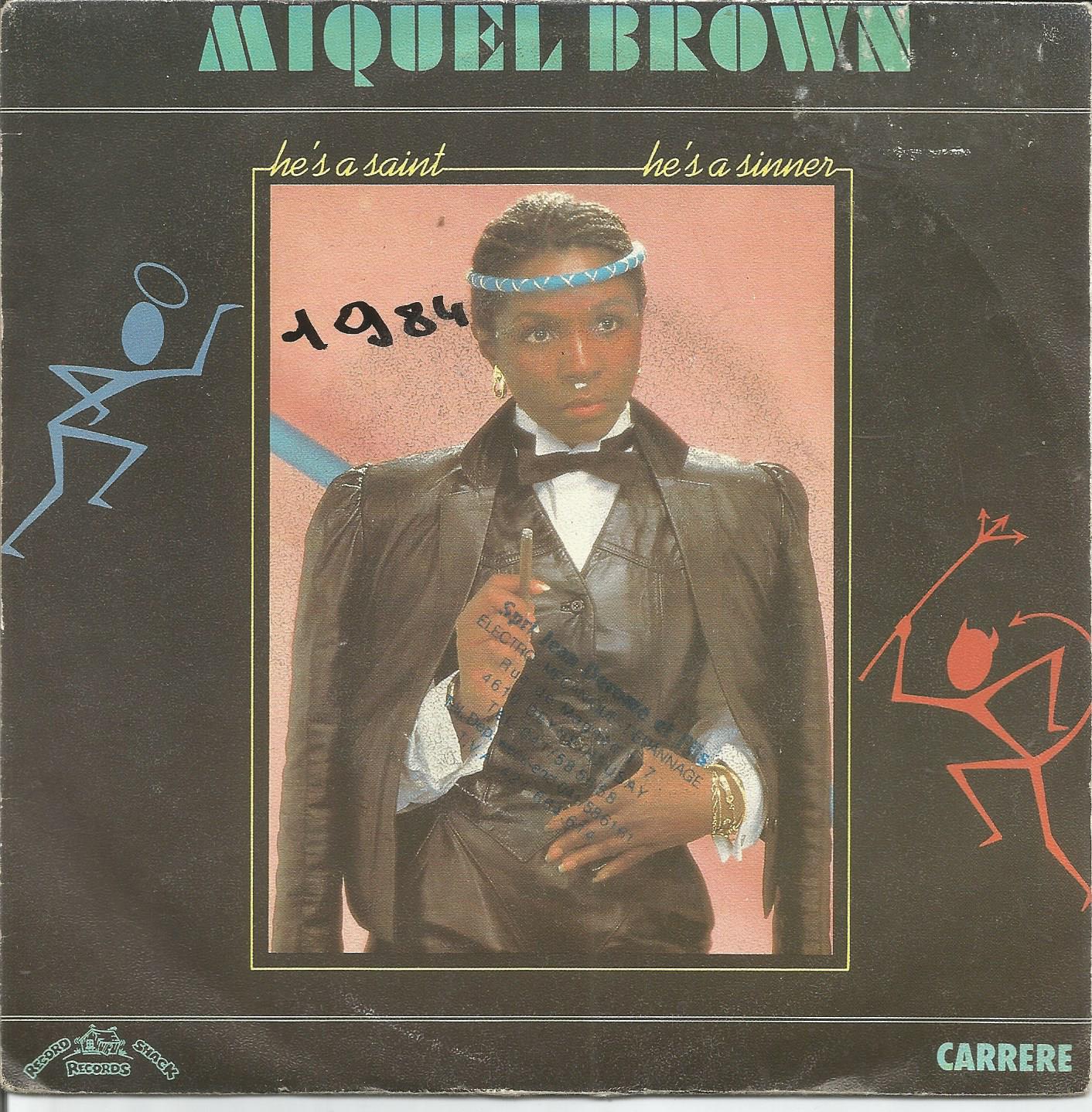 Miquel Brown – He's A Saint He's A Sinner (FRA - 1984) - nr. 1