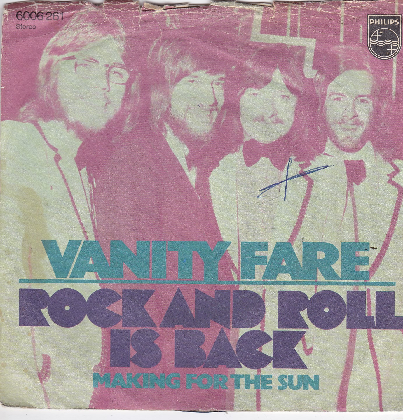 Single Vanity Fare - Rock and roll is back - nr. 1