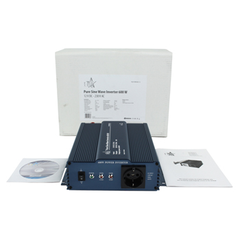 Zuivere sinus omvormer 12 - 230 V 600 W, HQ_PURE600-12 - nr. 1