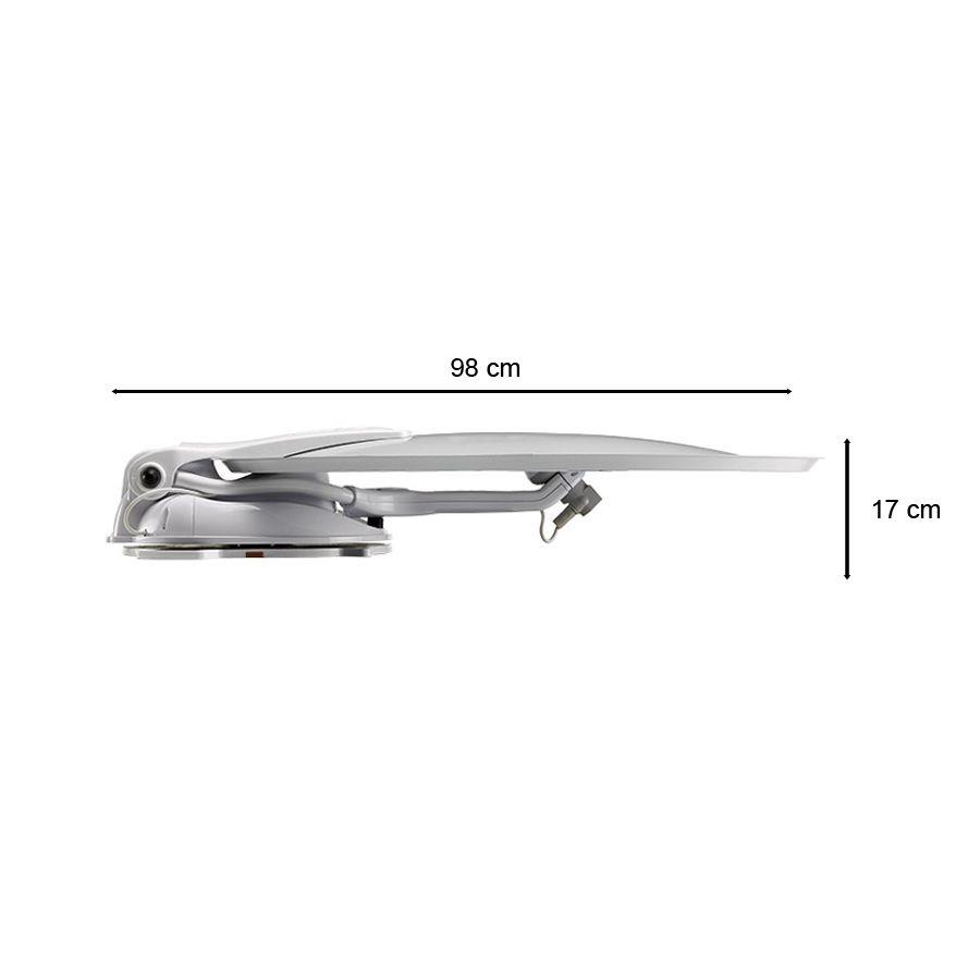 Teleco Flatsat Classic SMART 85cm TWIN BX, 10 sat op=op - Afbeelding 3