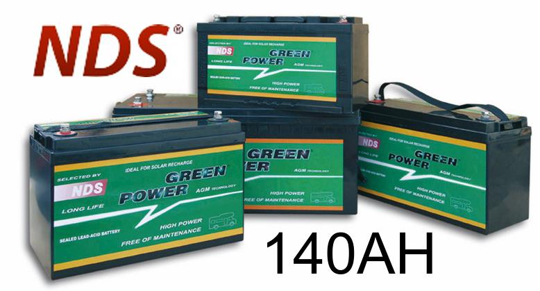NDS GP 140 Service Accu AGM 12V 140Ah - nr. 1