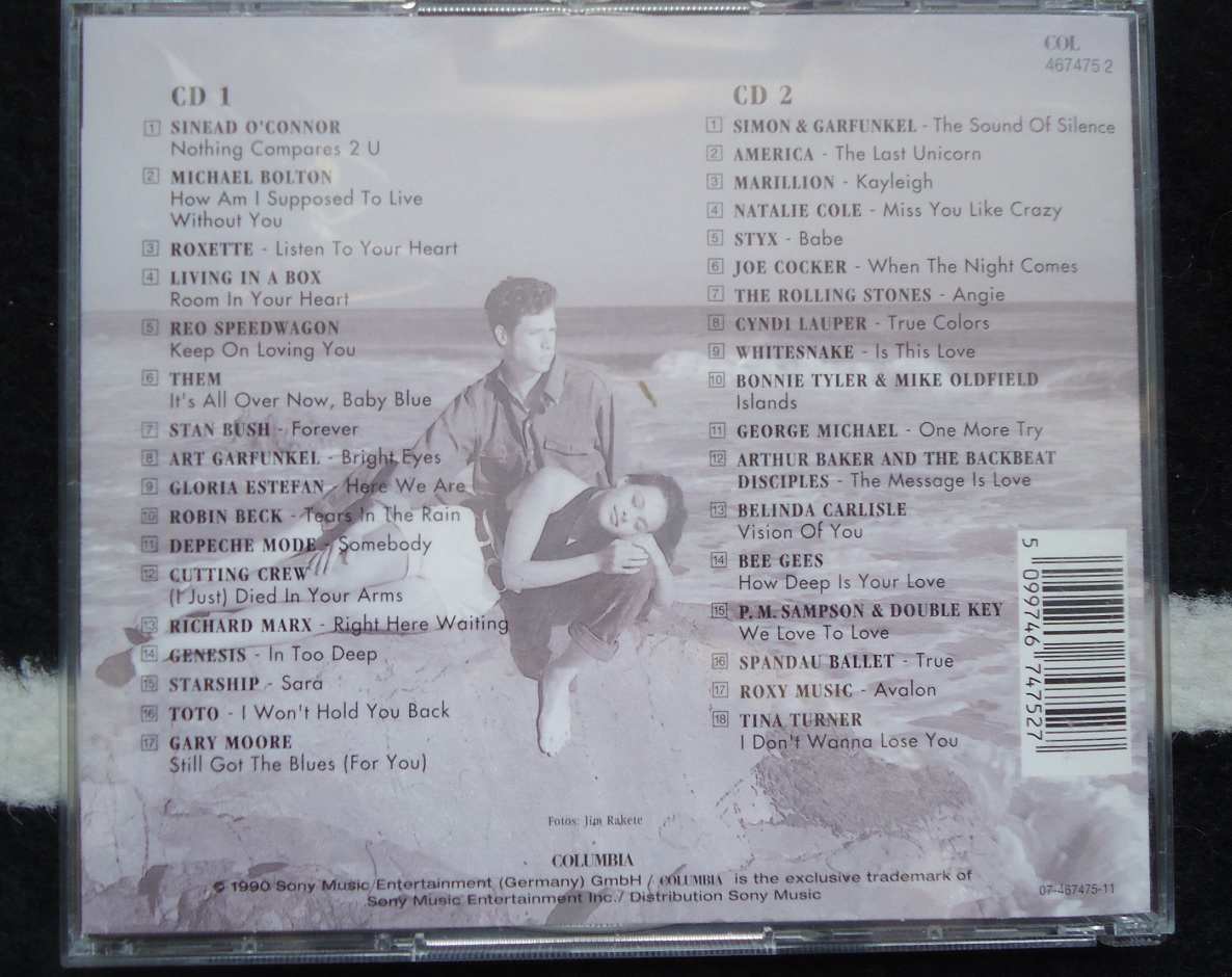 De originele verzamel dubbel-CD "Kuschelrock 4" van Columbia - Afbeelding 8