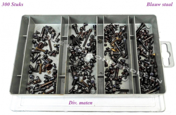 = ± 300 Boutjes uit div. uurwerken = div. maten=40452 - nr. 1