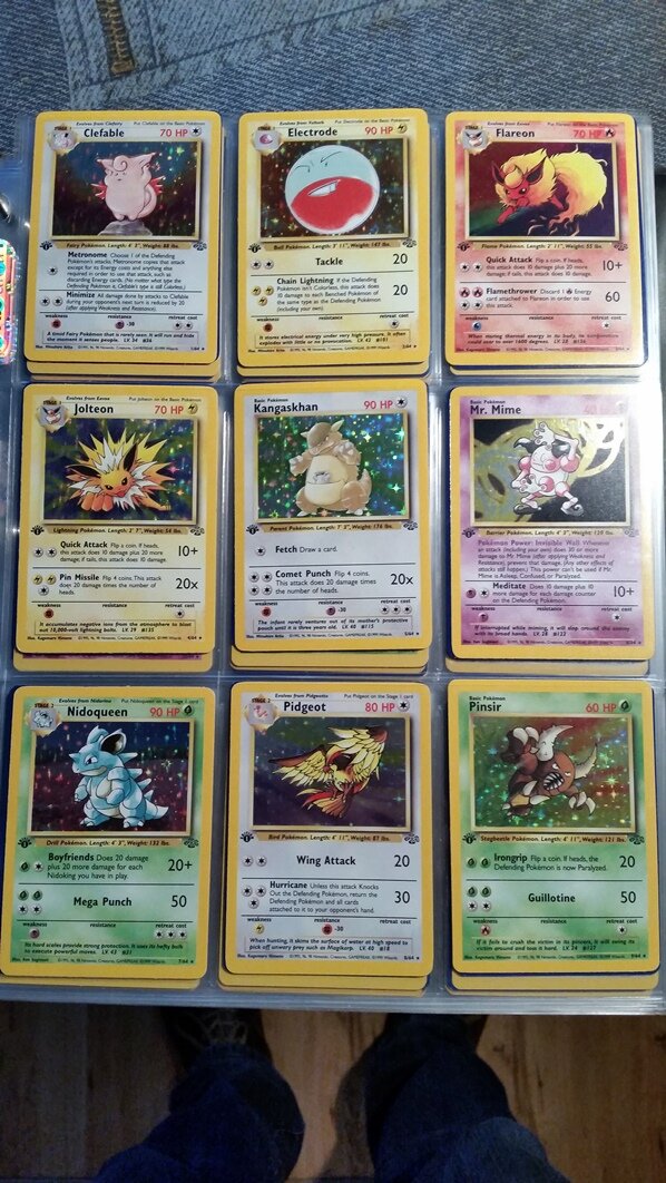 complete set 1ste editie jungle hp nearmint - nr. 1
