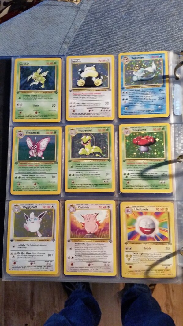 complete set 1ste editie jungle hp nearmint - Afbeelding 2
