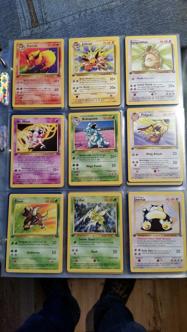complete set 1ste editie jungle hp nearmint - Afbeelding 3