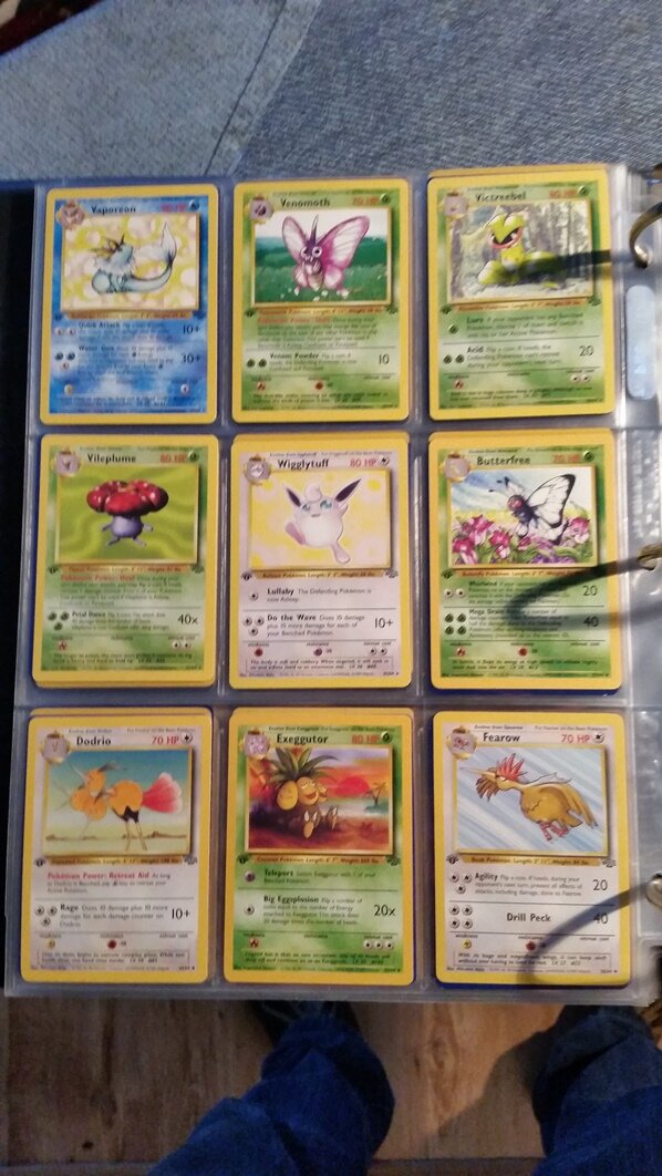 complete set 1ste editie jungle hp nearmint - Afbeelding 4