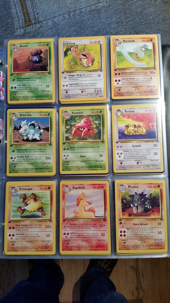 complete set 1ste editie jungle hp nearmint - Afbeelding 5