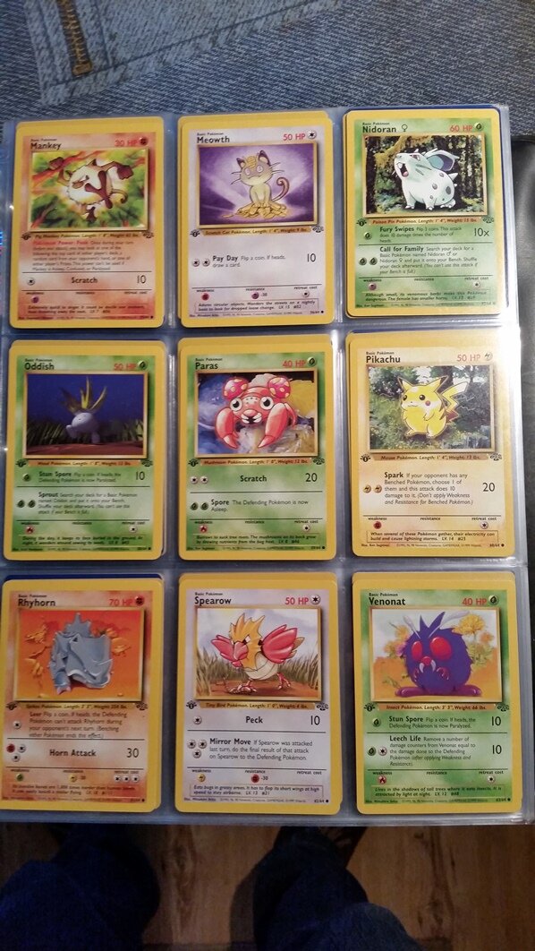 complete set 1ste editie jungle hp nearmint - Afbeelding 7