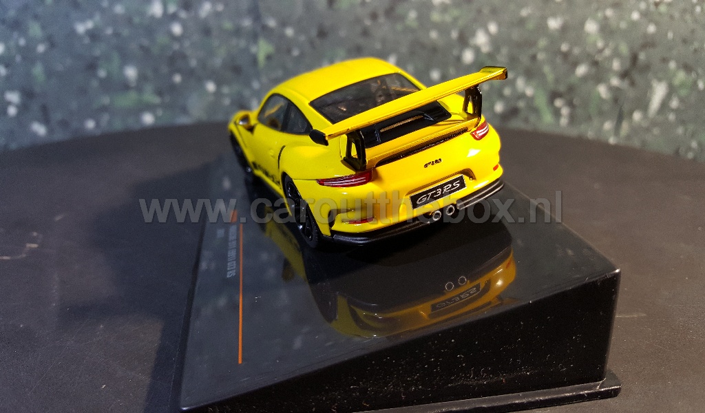 Porsche 911 GT3 RS 2017 geel 1:43 Ixo - Afbeelding 3