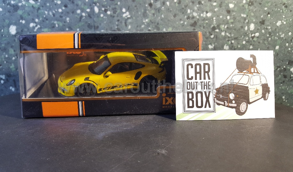 Porsche 911 GT3 RS 2017 geel 1:43 Ixo - Afbeelding 5