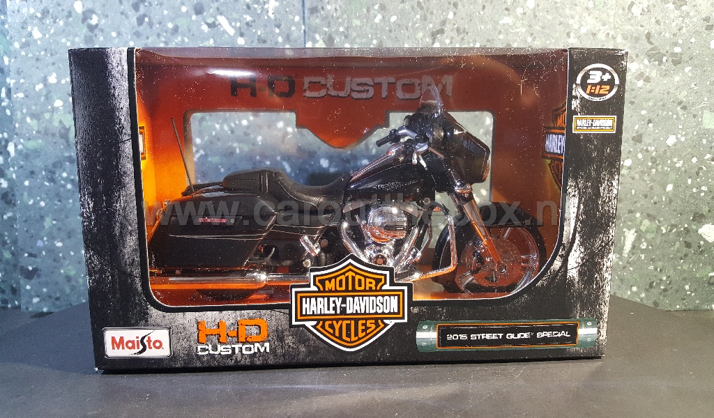 Harley Davidson Street Glide zwart 1:12 Maisto - Afbeelding 4