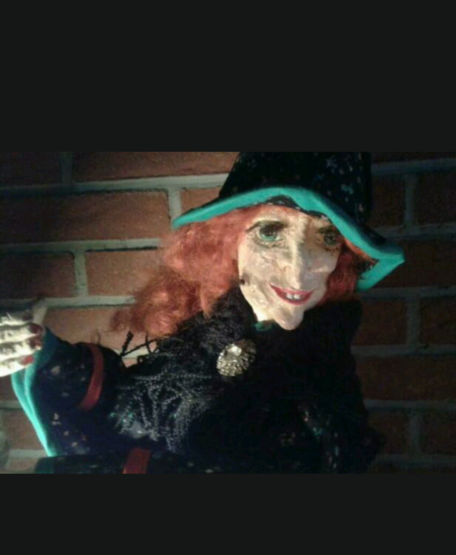 Oude heks van papier mache - Afbeelding 5