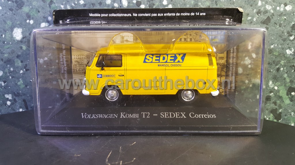 Volkswagen Vw kombi T1 + T2 set 5 stuks 1:43 Atlas - Afbeelding 3