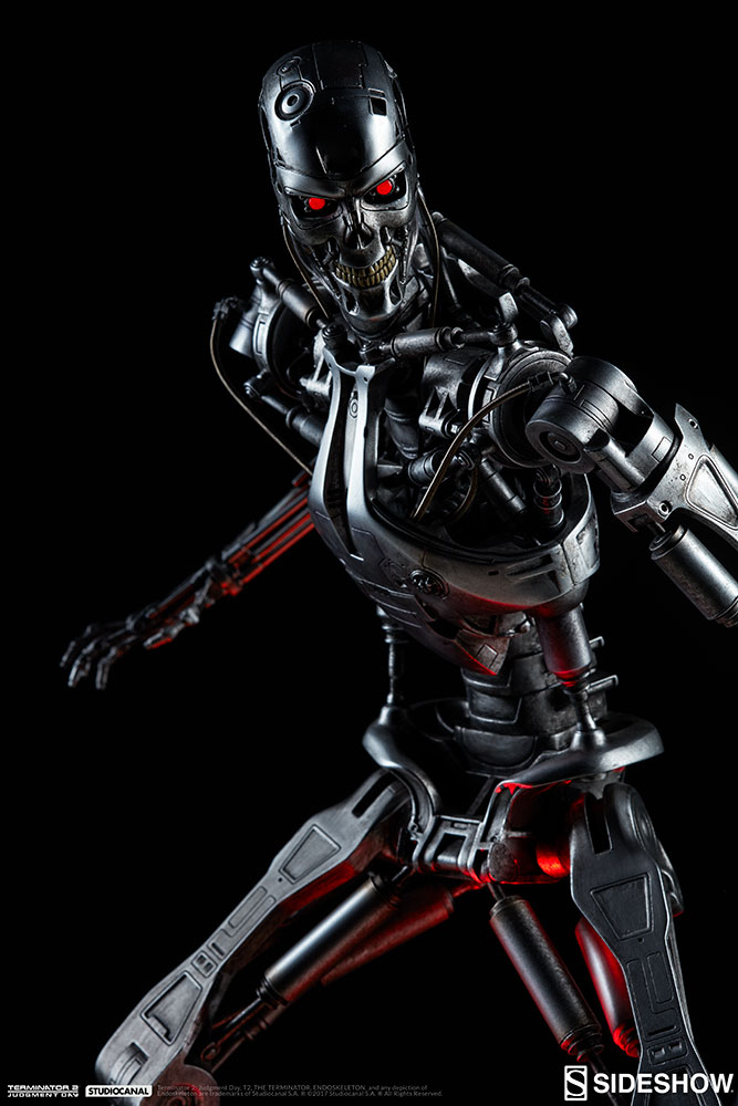 Sideshow 1/4 Endoskeleton Maquette Terminator - Afbeelding 5