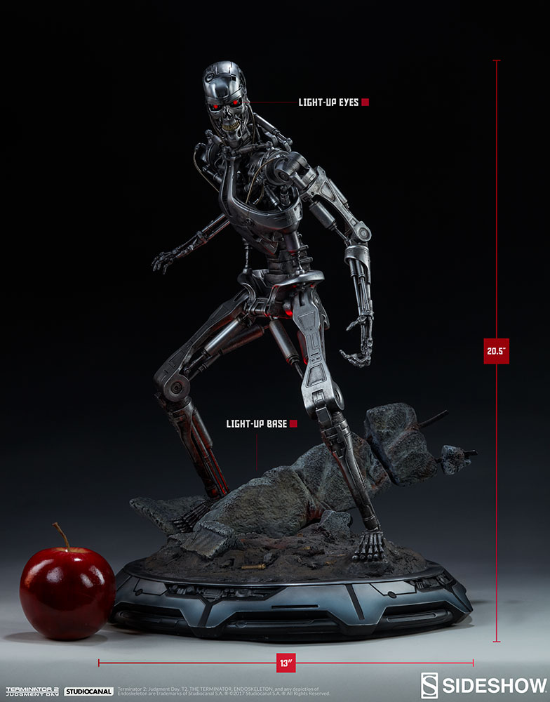 Sideshow 1/4 Endoskeleton Maquette Terminator - Afbeelding 7