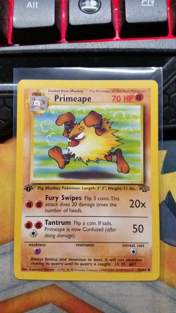 Primeape 43/64 1ste editie - nr. 1