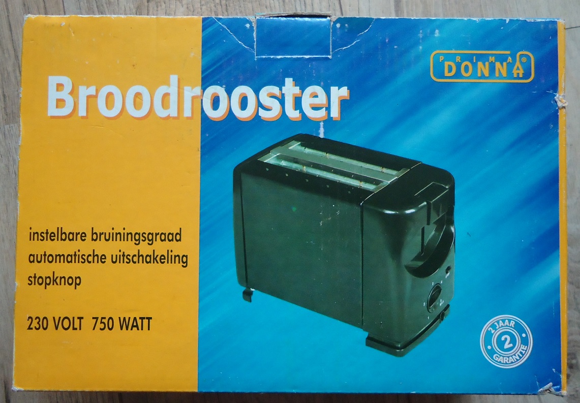 Te koop een eenvoudige broodrooster van Prima Donna. - nr. 1